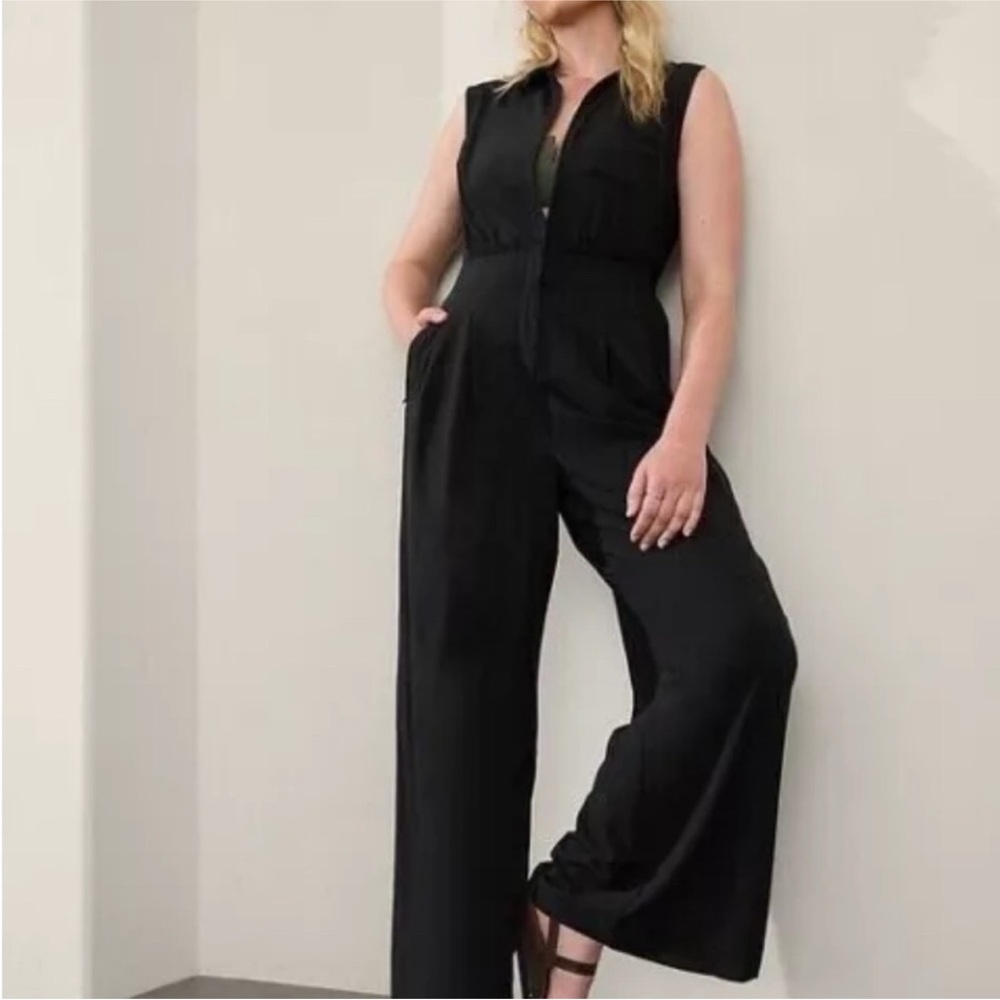 Athleta Brooklyn wide leg Jumpsuit